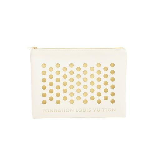 フォンダシオン ルイヴィトン FONDATION LOUIS VUITTON Fondation Louis Vuitton Clutch ポーチ クラッチバッグ 小物入れ LV-FDT-23533 レディース ホワイト ホワイト